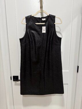 J. Crew Faux Leather Mini Dress